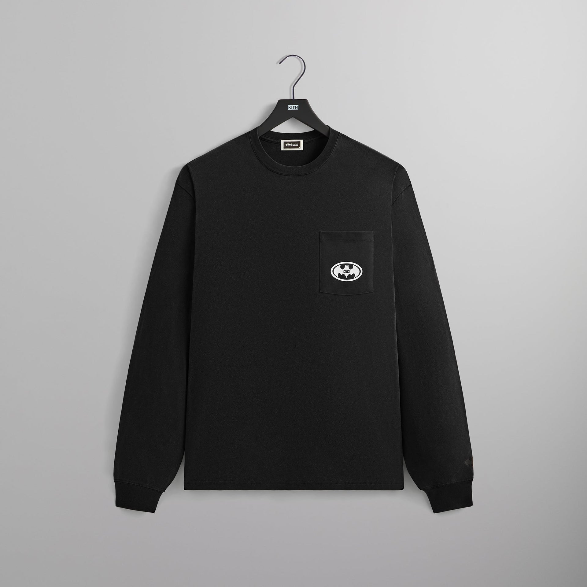 Batman | Kith History Vintage Pocket Long Sleeve Tee - Black PH