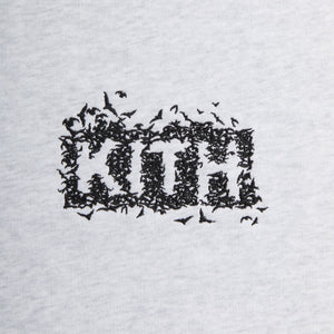 Batman | Kith Bats Vintage Nelson Crewneck - Light Heather Grey PH