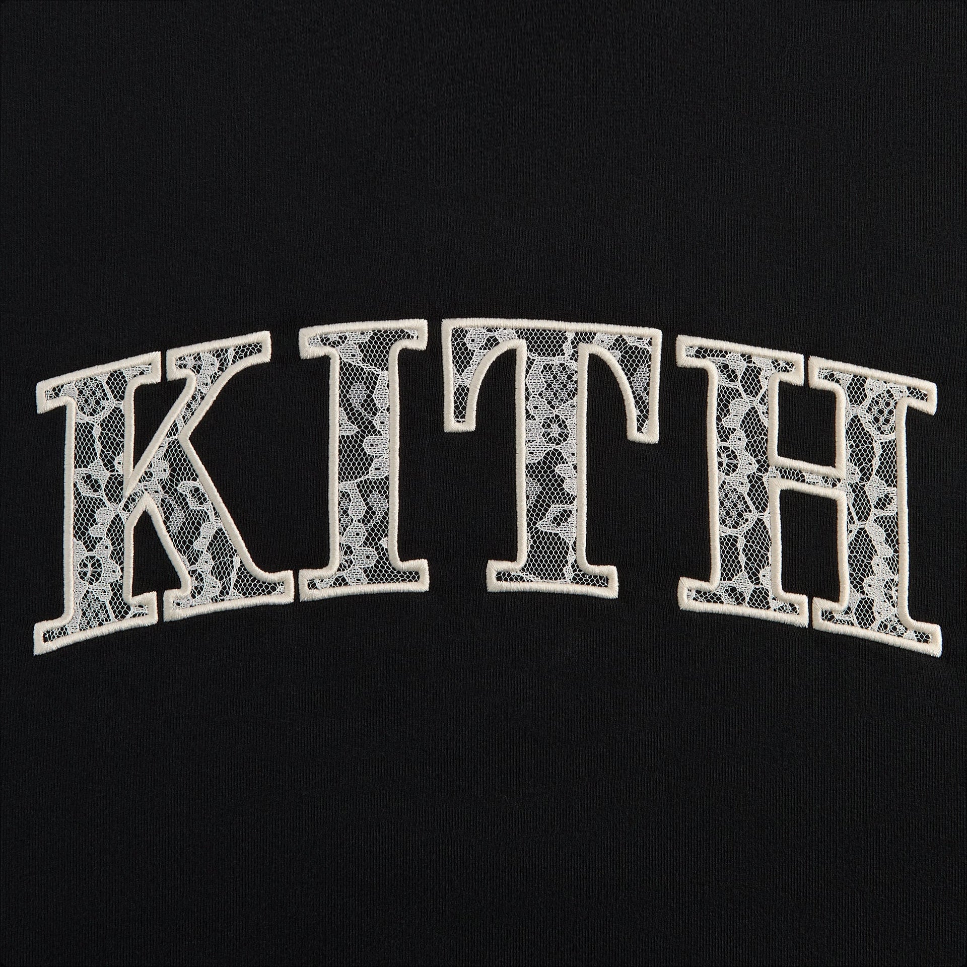 Kith Arched Lace Nelson Crewneck - Black