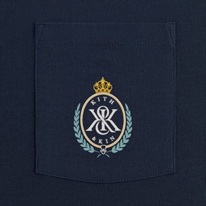 Kith K&K Crest Pocket Tee - Nocturnal