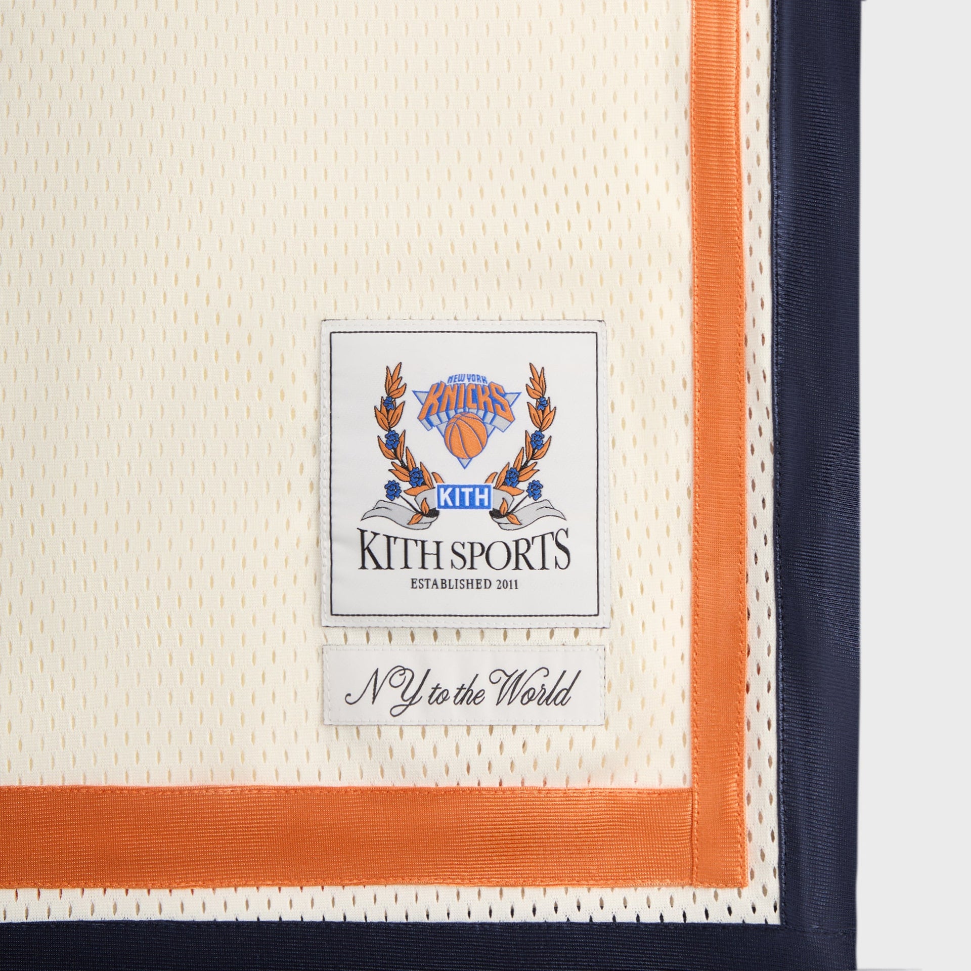 Kith for the New York Knicks Mesh Leon Top - Sandrift