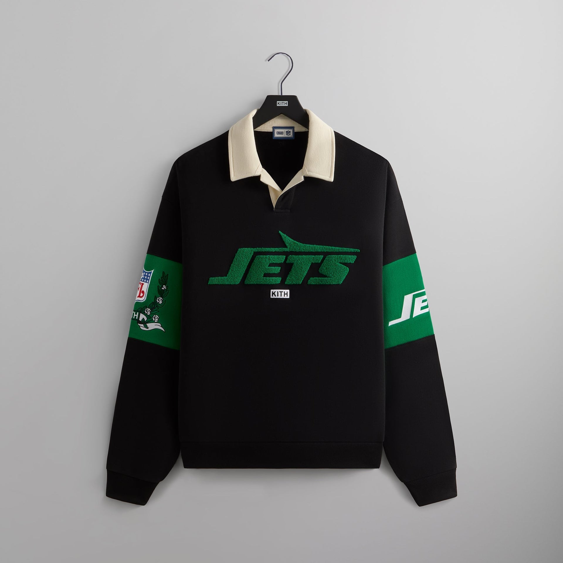 Kith & '47 for the NFL: Jets Nelson Collared Pullover - Black PH