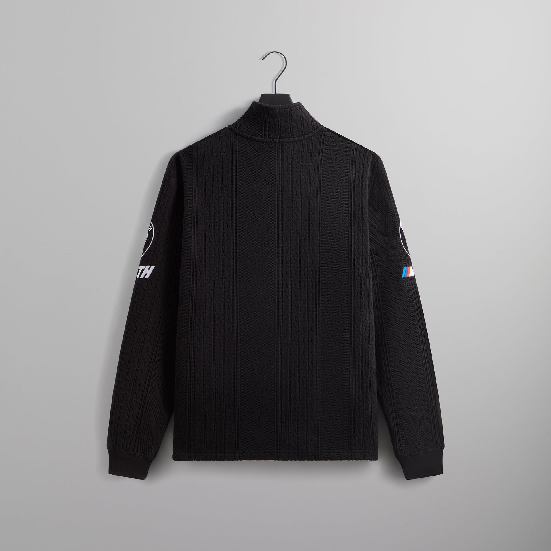 Kith for BMW Cable Fleece Quarter Zip - Black