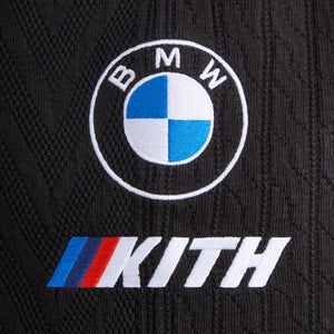 Kith for BMW Cable Fleece Quarter Zip - Black