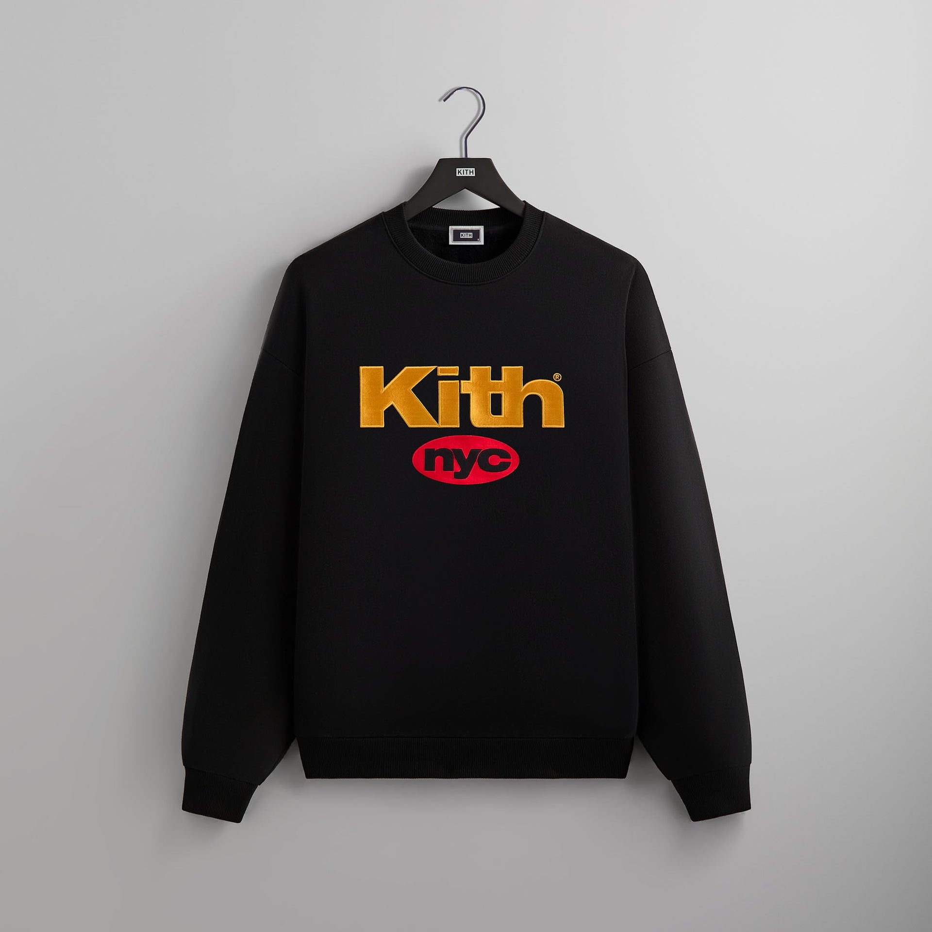 Kith NYC Nimbus Logo Nelson Crewneck - Black