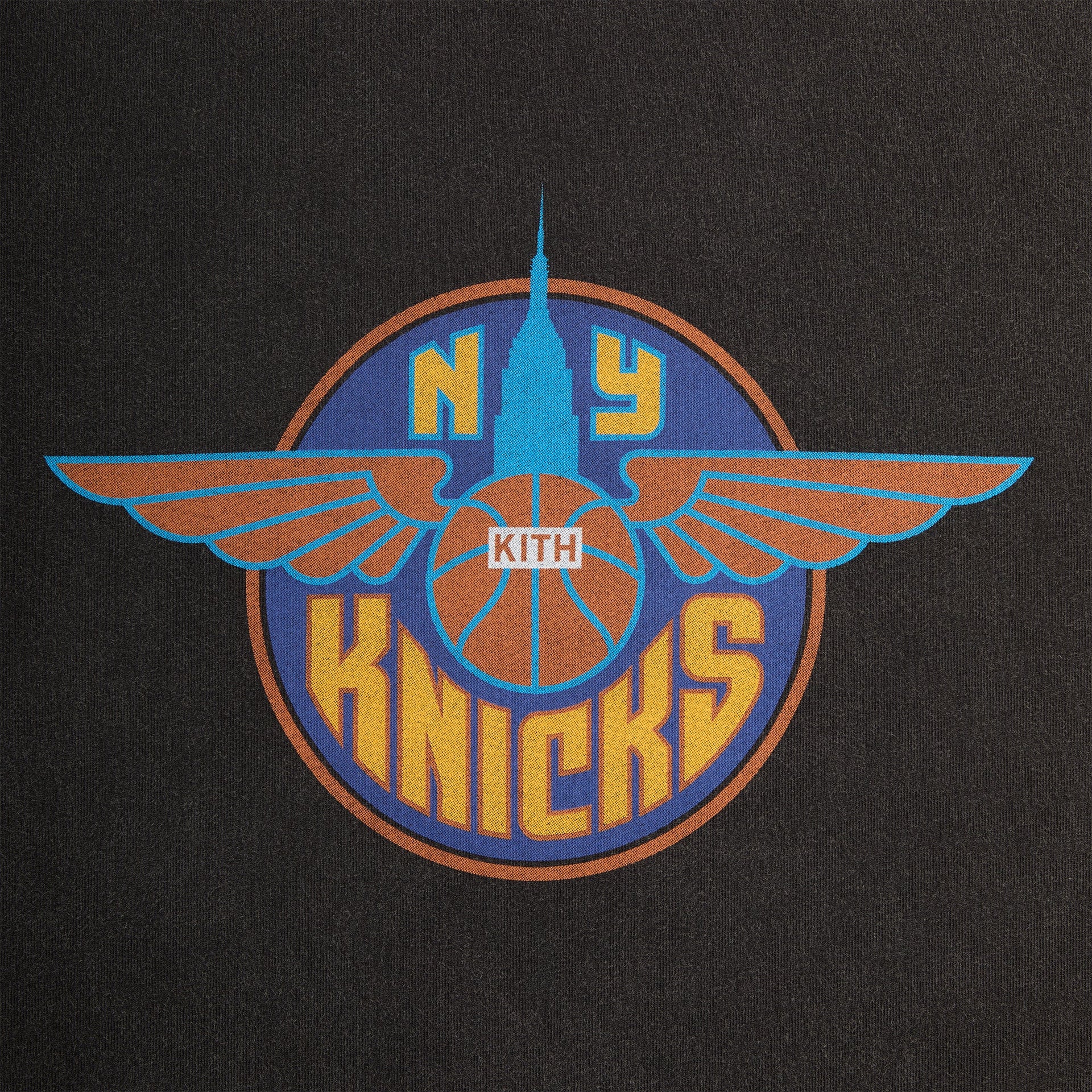 Kith for the New York Knicks Wingman Vintage Tee - Black