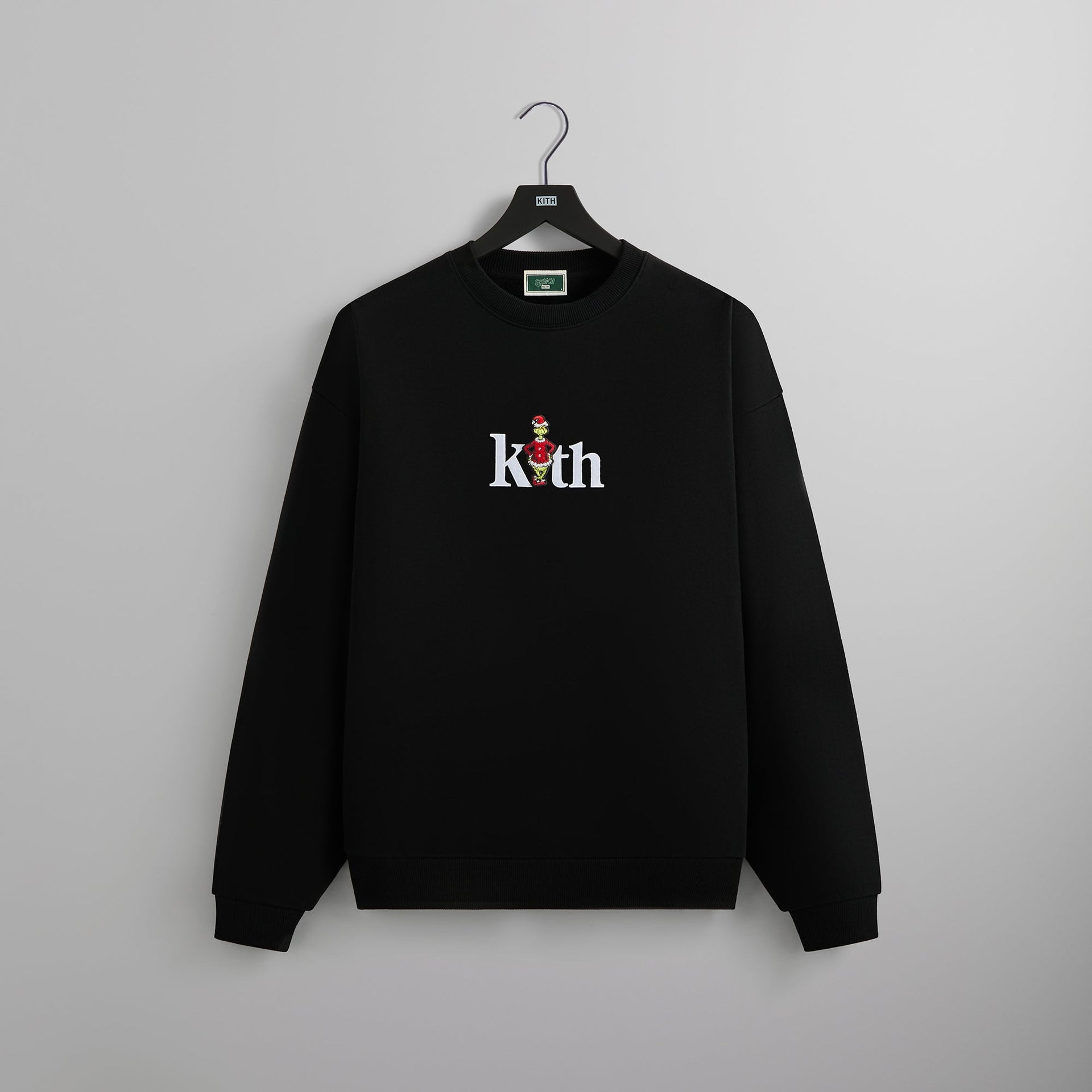 Kith for The Grinch Serif Nelson Crewneck - Black Beauty