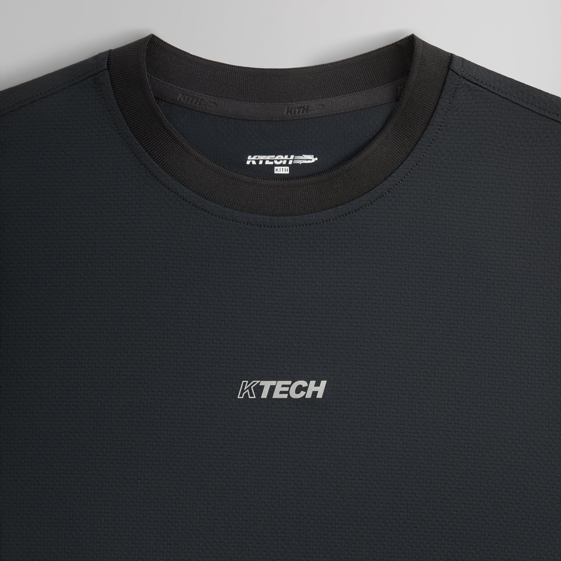 Kith Honeycomb Tech Heathrow Long Sleeve Tee - Black