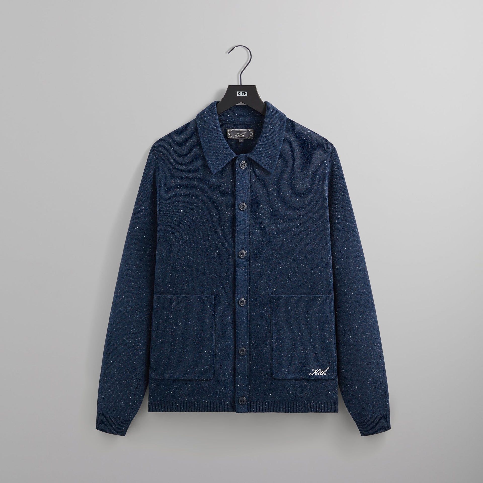 Kith Marled Knit Hastings Cardigan - Nocturnal