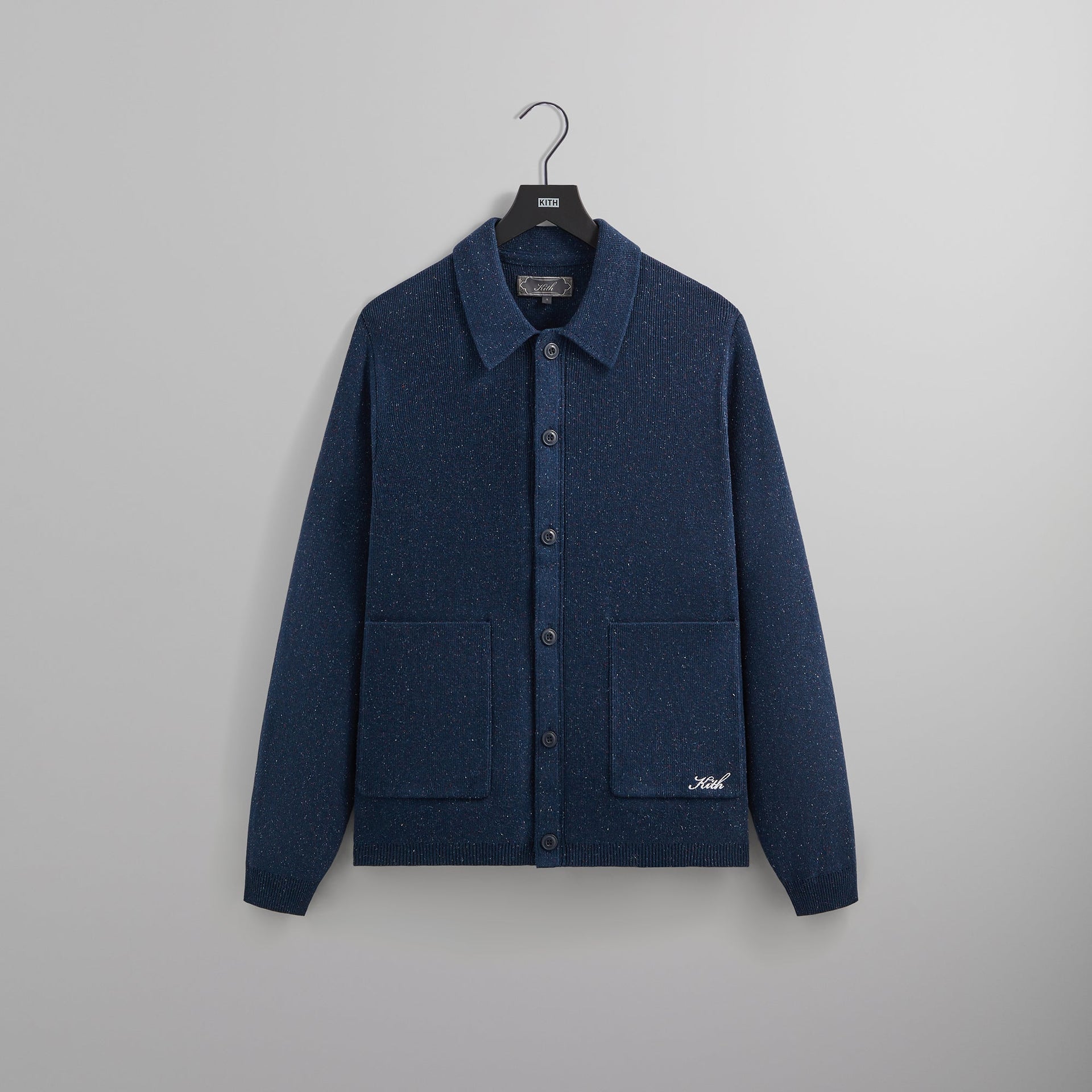 Kith Marled Knit Hastings Cardigan - Nocturnal