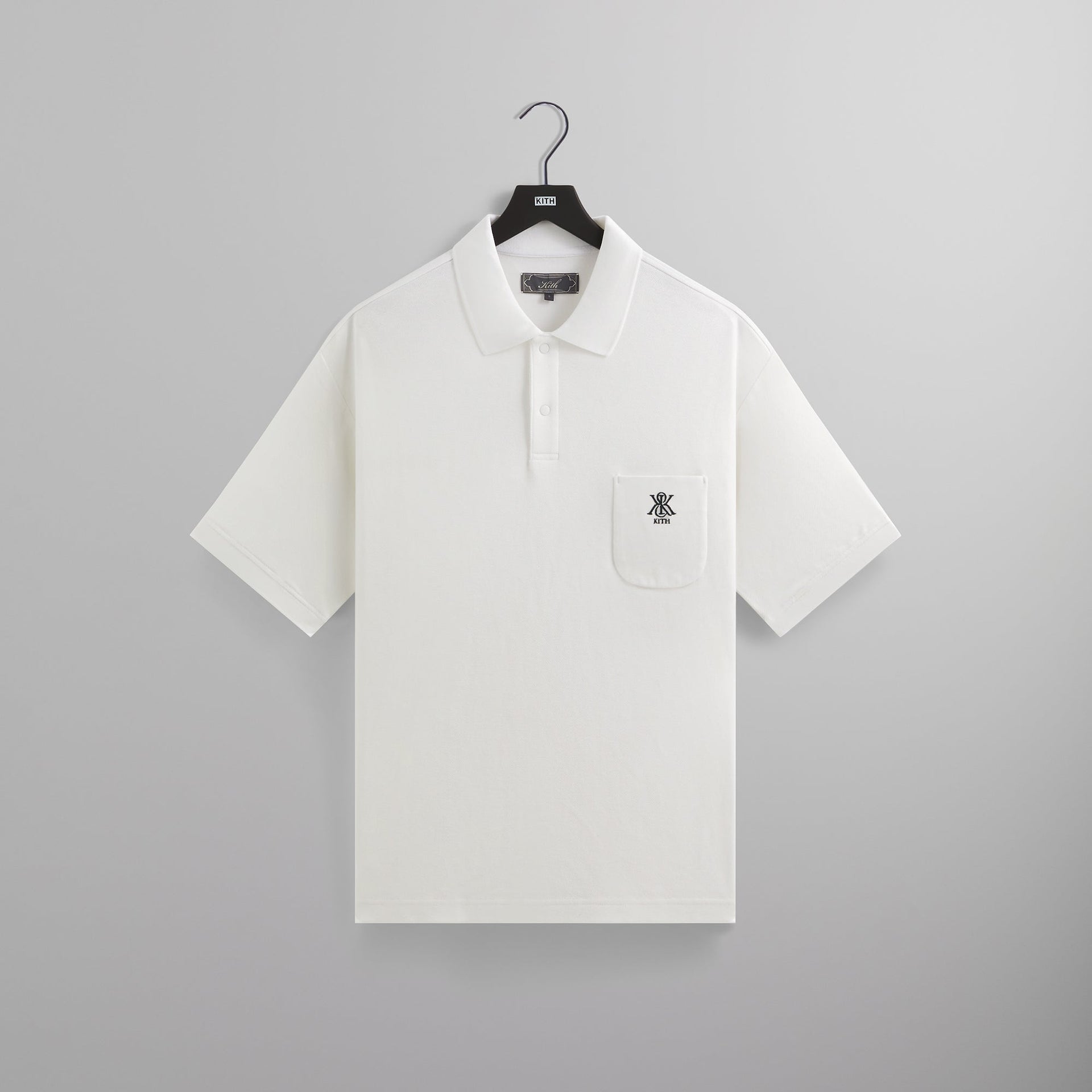 Kith Ethan Pique Polo - White