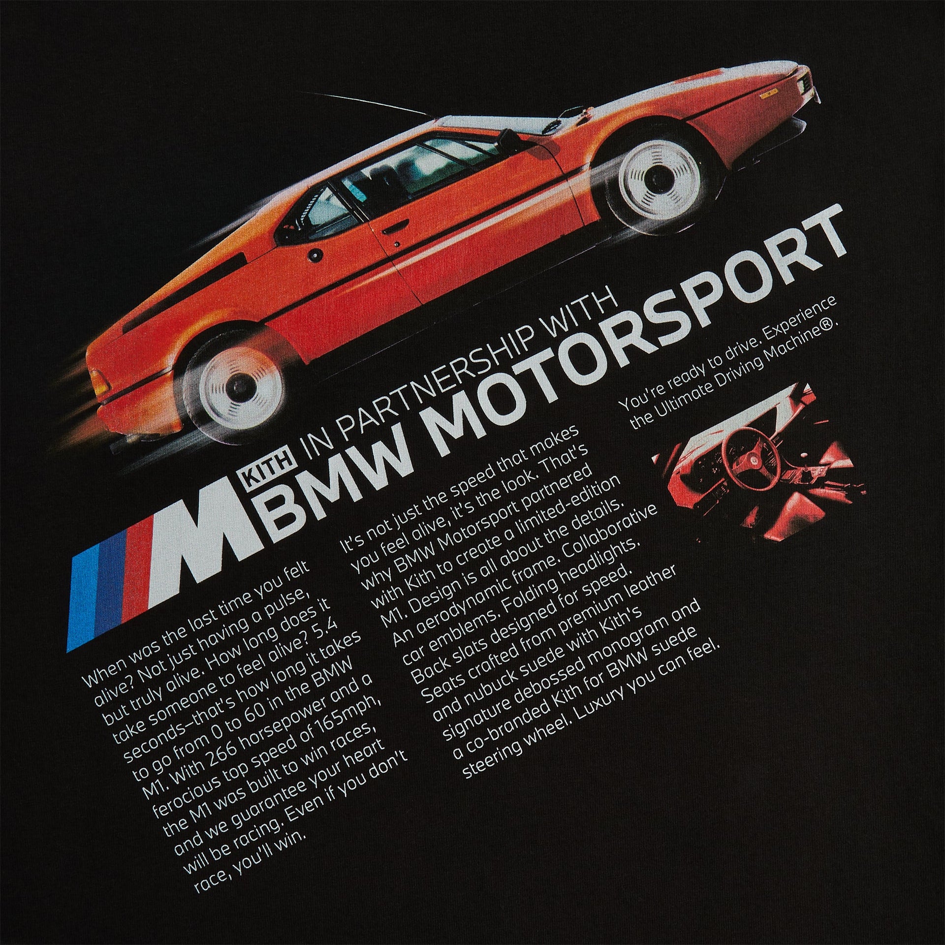 Kith for BMW Motorsport AD Pocket Tee - Black