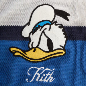 Disney | Kith for Donald Duck Quarter Zip Wyona Sweater - Light Heather Grey