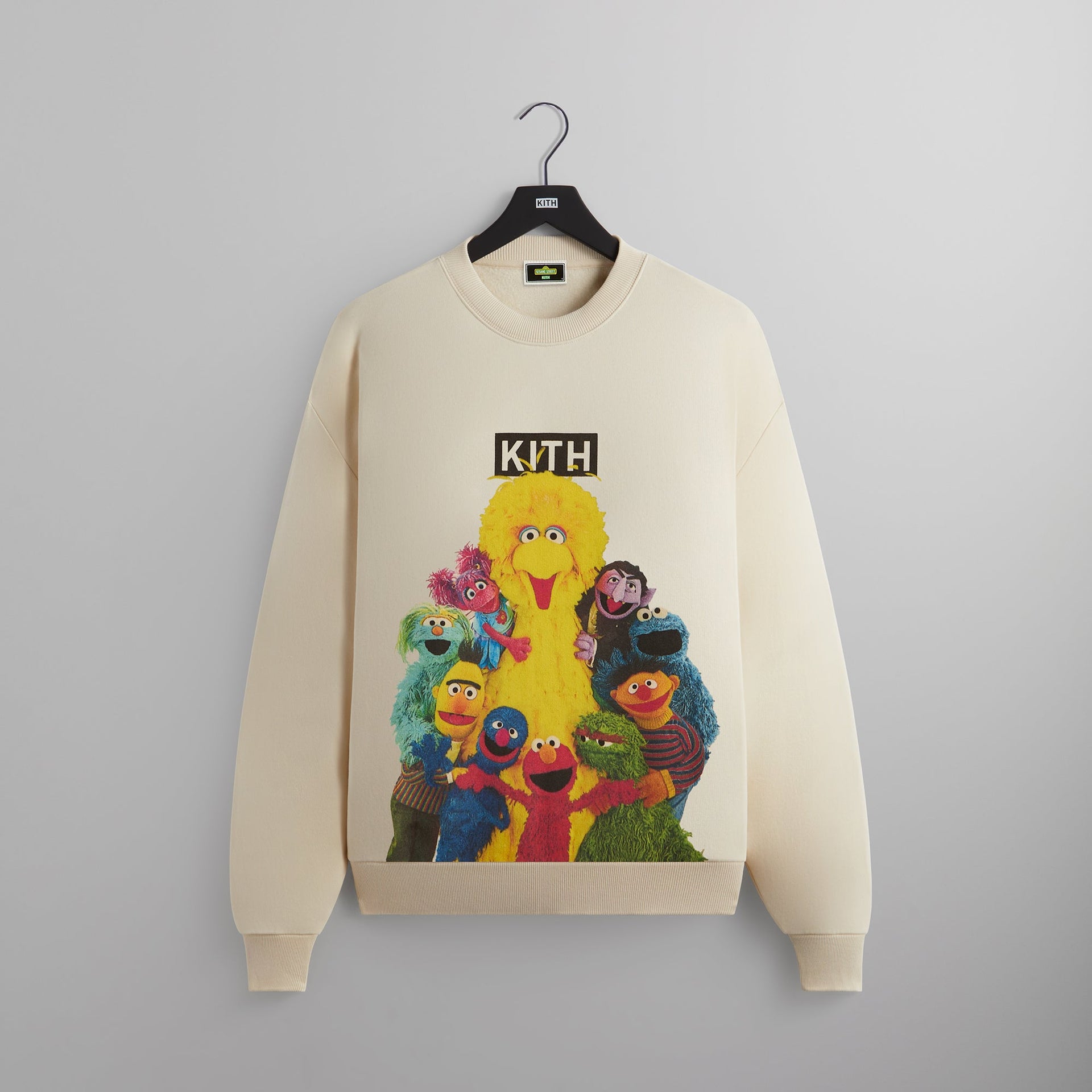 Kith for Sesame Street Group Hug Nelson Crewneck - Waffle