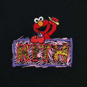 Kith for Sesame Street Elmo Nelson Crewneck - Black