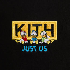 Disney | Kith for Donald Duck Triplets Vintage Nelson Crewneck - Black