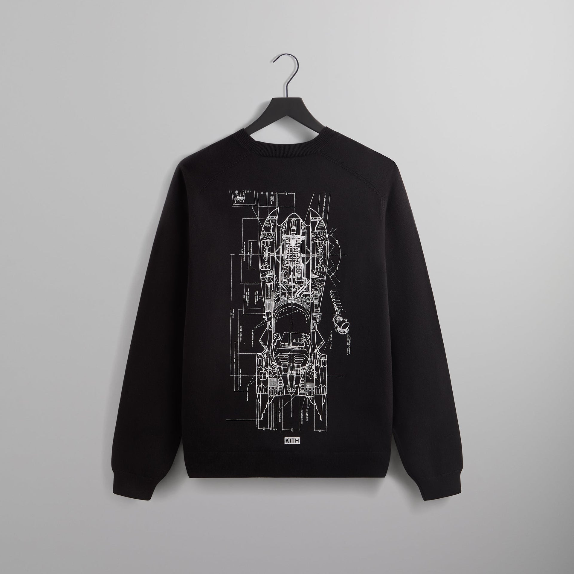 Batman | Kith Batmobile Crewneck Sweater - Black