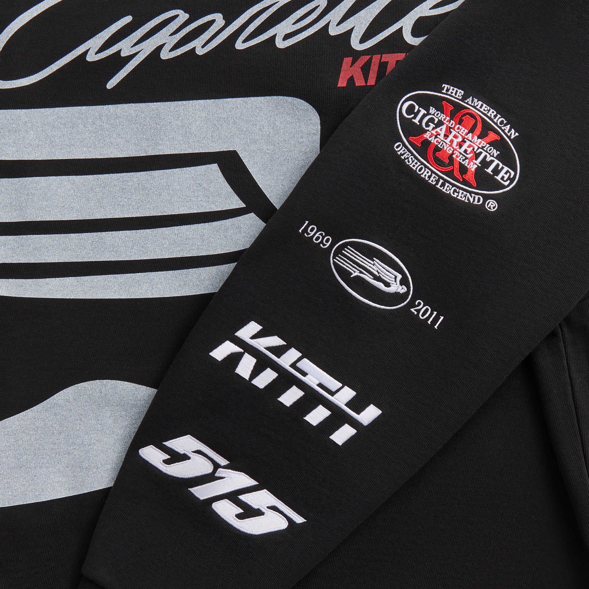 Kith for Cigarette Racing 515 Nelson Crewneck - Black