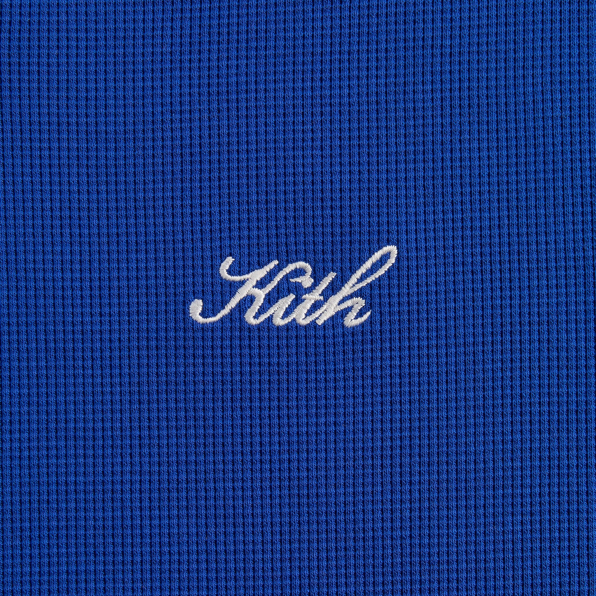 Kith Micro Waffle Drew Polo - Cyclone