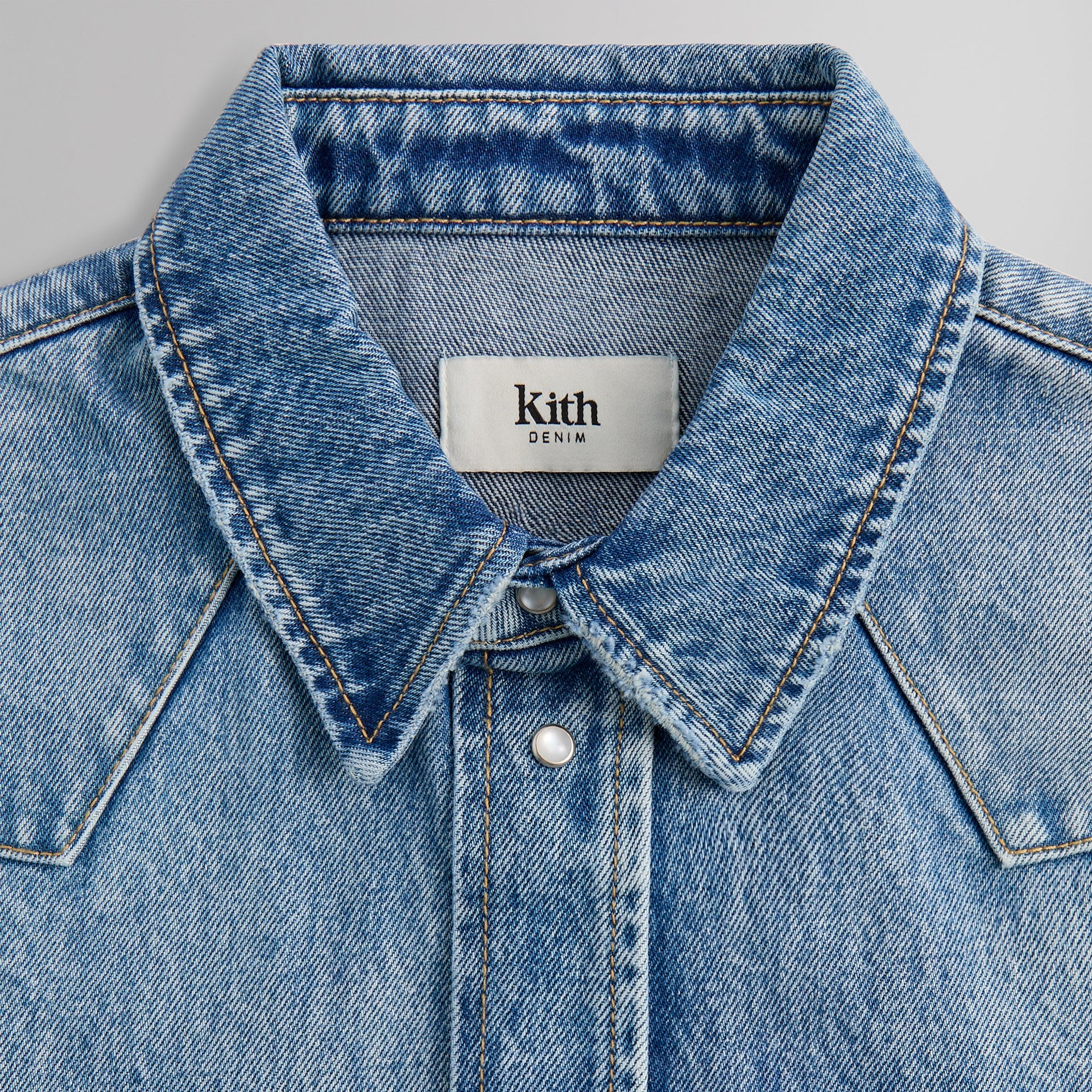 Kith Webster Denim Shirt - Medium Indigo