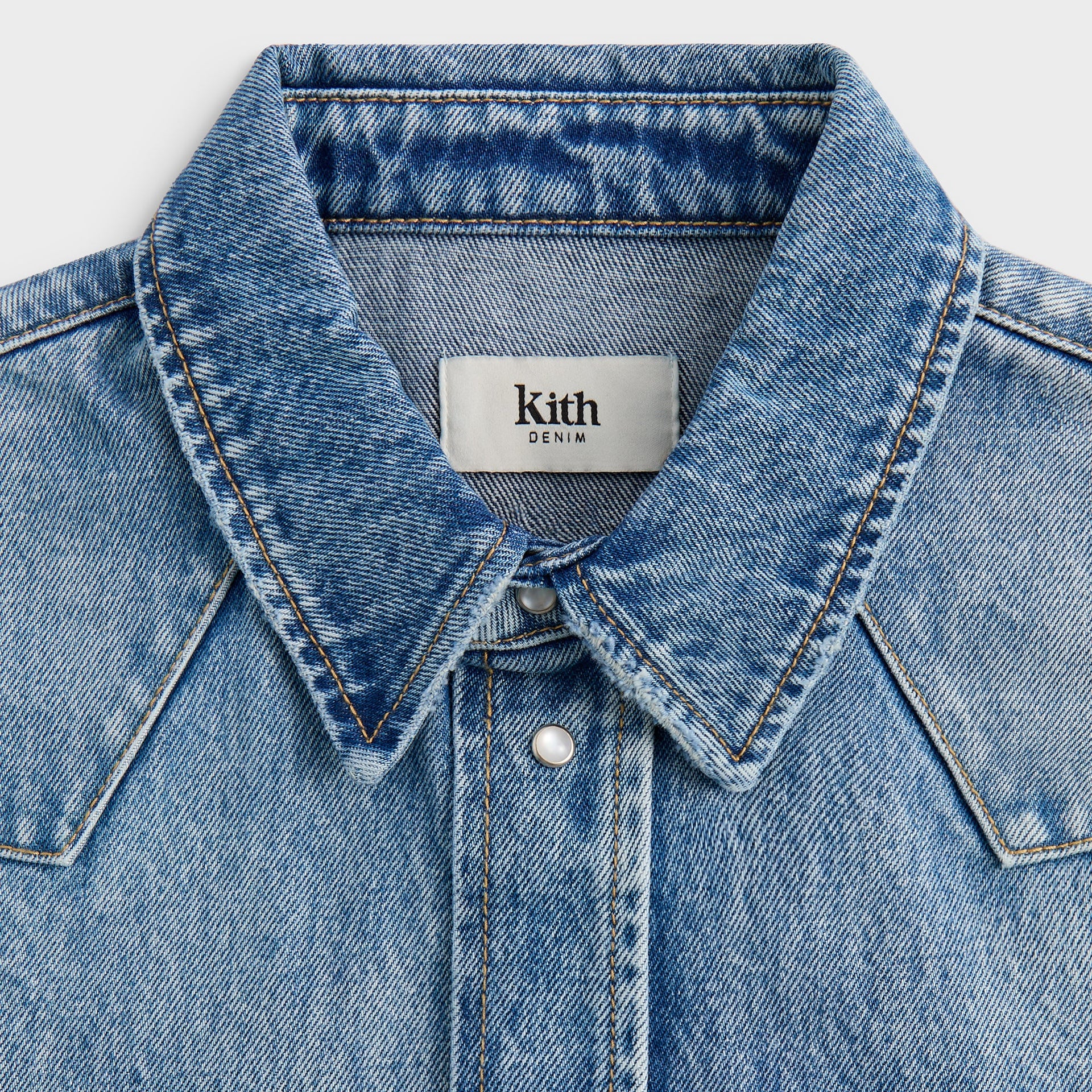 Kith Webster Denim Shirt - Medium Indigo
