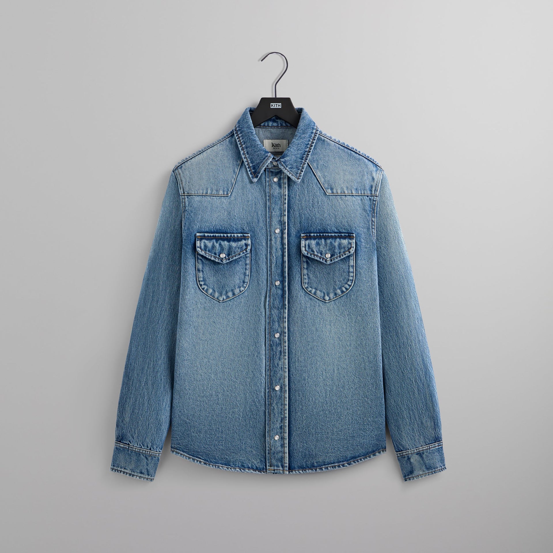 Kith Webster Denim Shirt - Medium Indigo