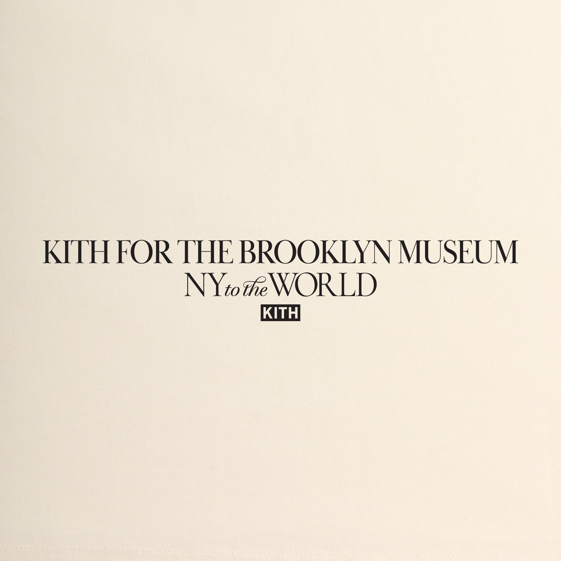 Kith for the Brooklyn Museum Sketch Tee - Sandrift