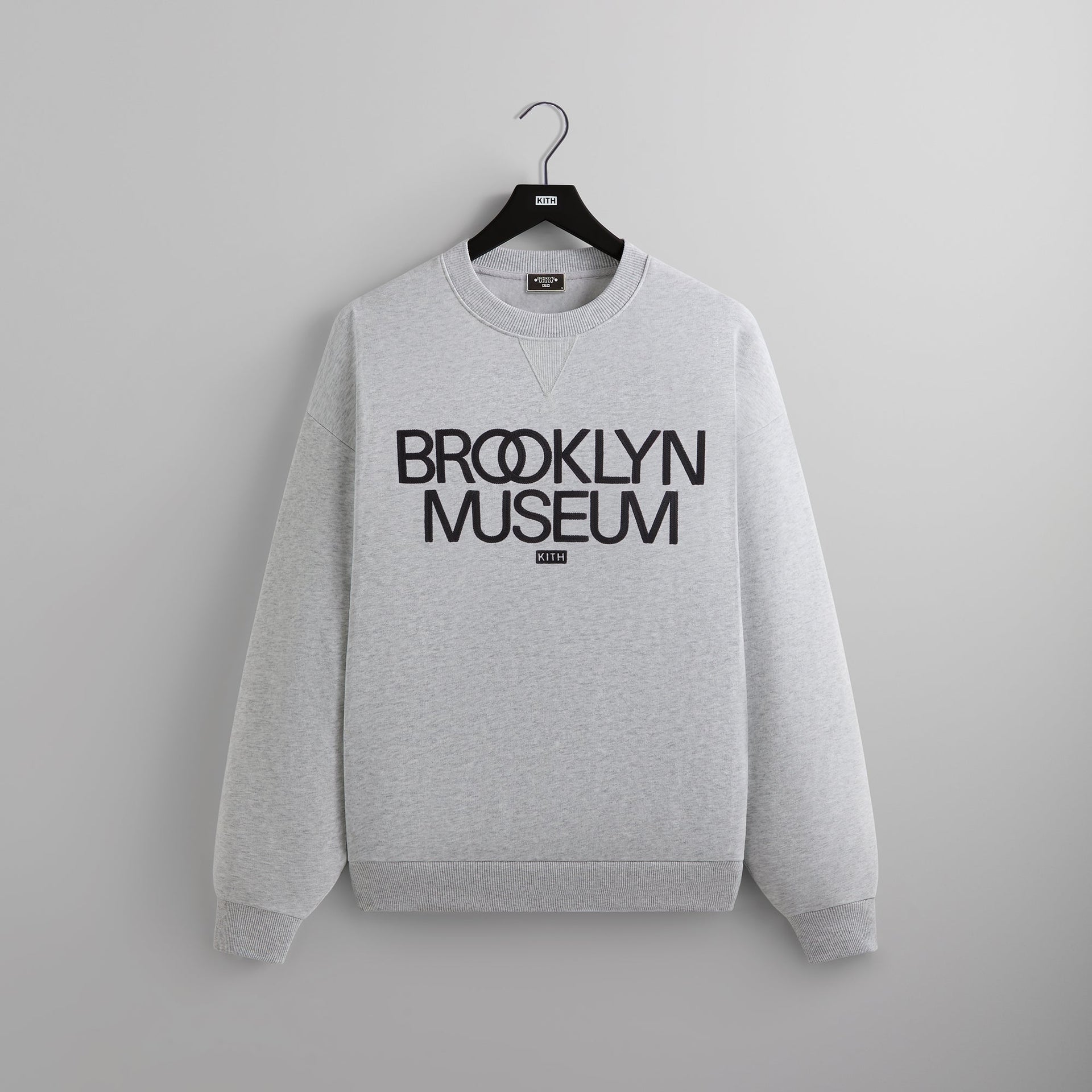 Kith for the Brooklyn Museum Nelson Crewneck - Light Heather Grey