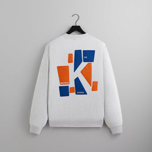 Kith for the Brooklyn Museum Exhibit Nelson Crewneck - Light Heather Grey