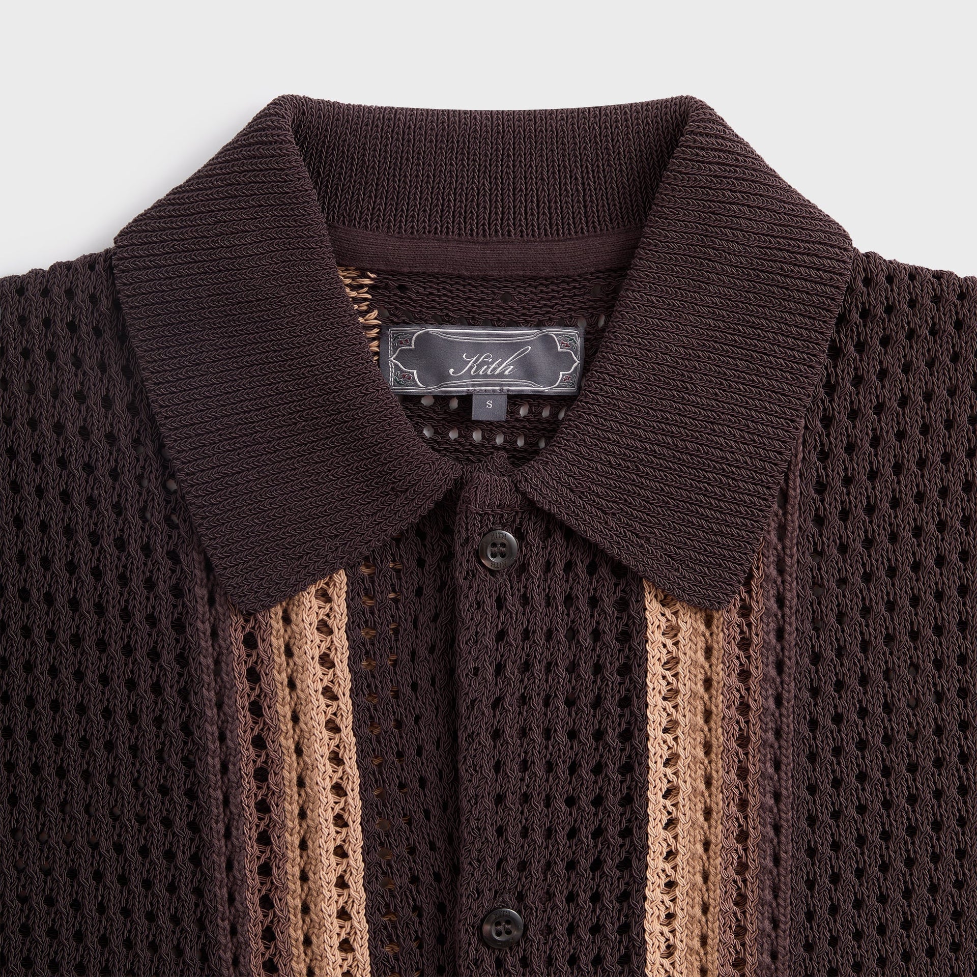 Kith Thompson Crochet Buttondown - Kindling