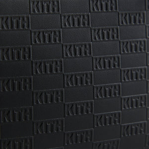 Kith Monogram Half Zip Wallet - Black