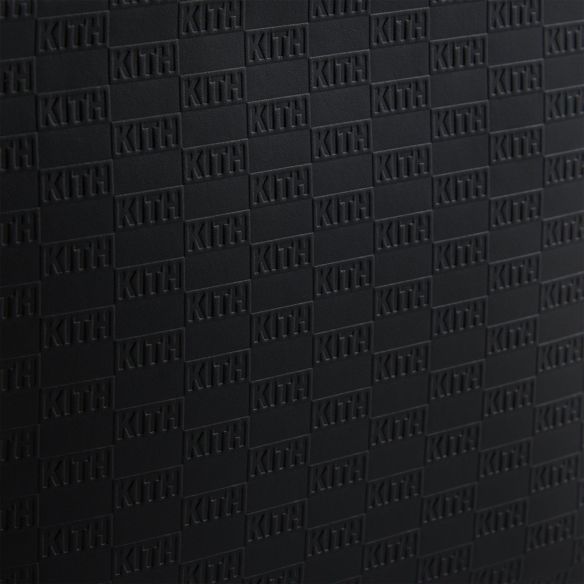 Kith Monogram Zipper Pouch in Black