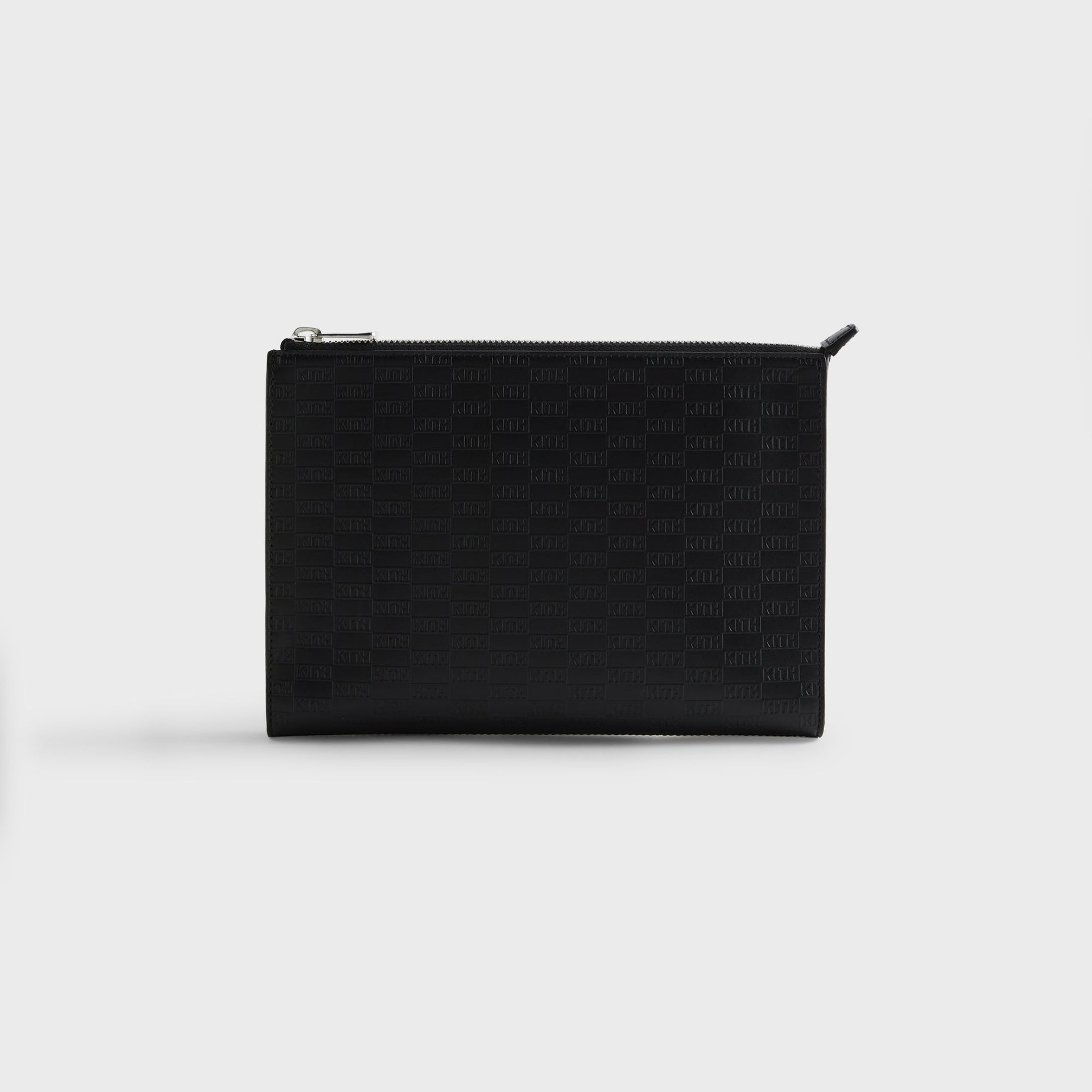 Kith Monogram Zipper Pouch in Black
