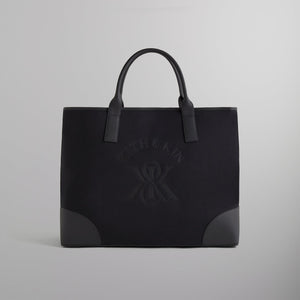 Kith Leather Trimmed Canvas Tote - Black