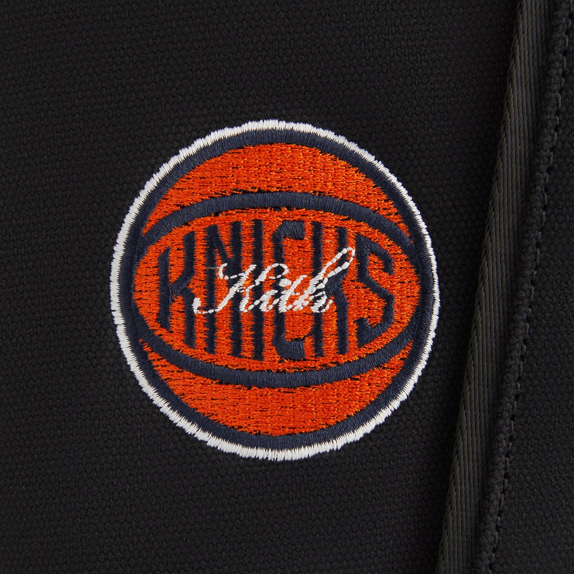 Kith for the New York Knicks All Over Embroidered Canvas Tote - Black