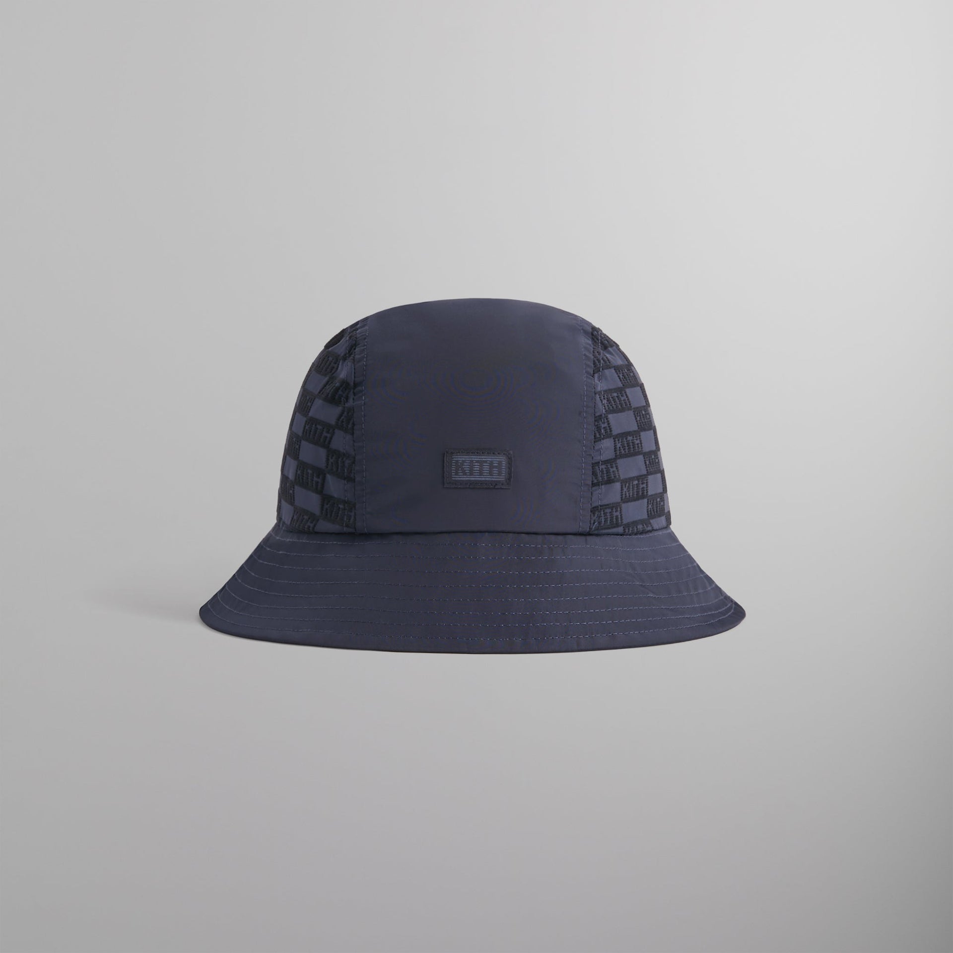 Kith Flocked Nylon Monogram Bucket Hat - Nocturnal