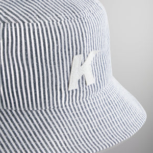 Kith Seersucker Dawson Bucket Hat - Nocturnal