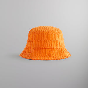 Kith Dawson Terry Monogram Camper Bucket Hat - Clementine