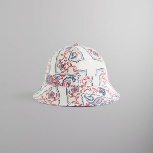 Kith Miles Needlepoint Active Bucket Hat - Sandrift