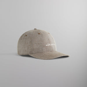 Kith Herringbone Linen Aaron Cap - Kindling