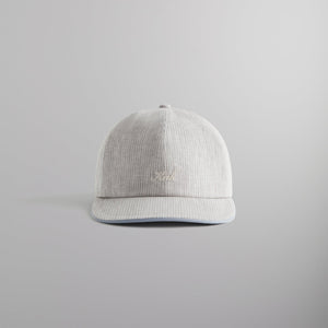 Kith Pinstripe Linen Leggero Cap - Light Heather Grey