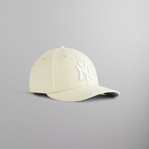 Kith & New Era for the New York Yankees Raffia Fitted Cap - Sandrift