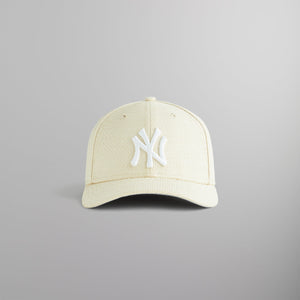 Kith & New Era for the New York Yankees Raffia Fitted Cap - Sandrift