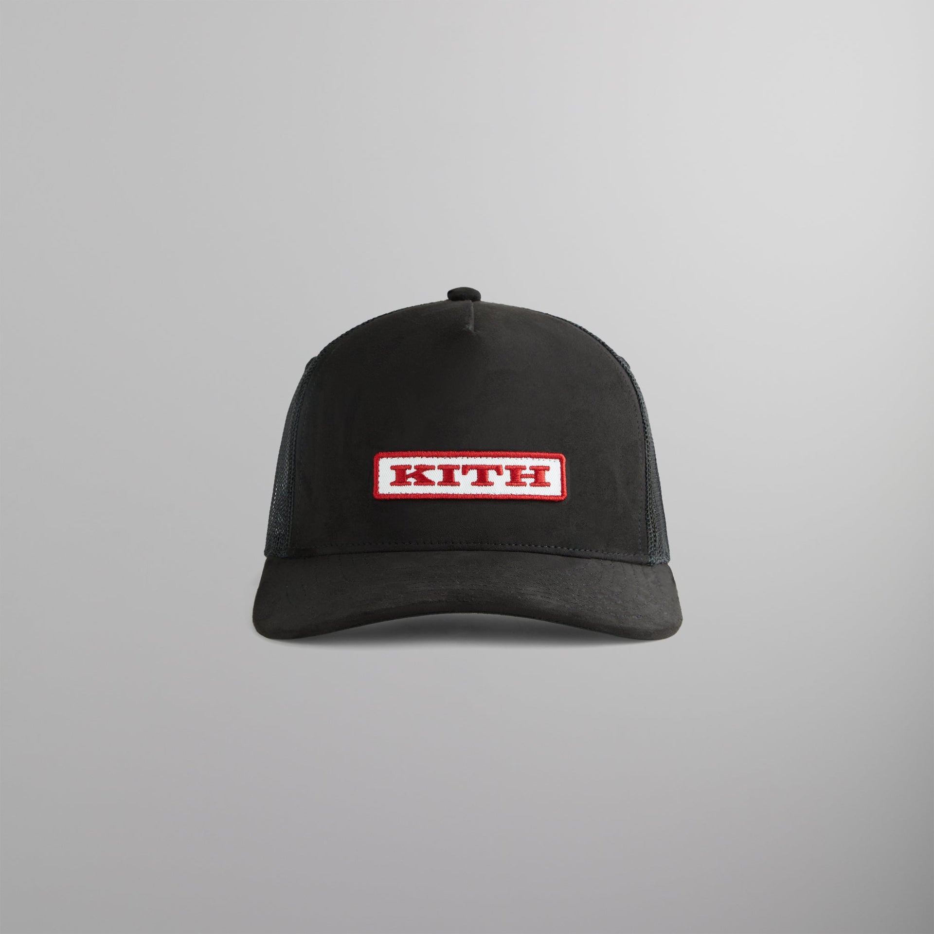 Kith Microsuede Nolan Trucker Cap - Black