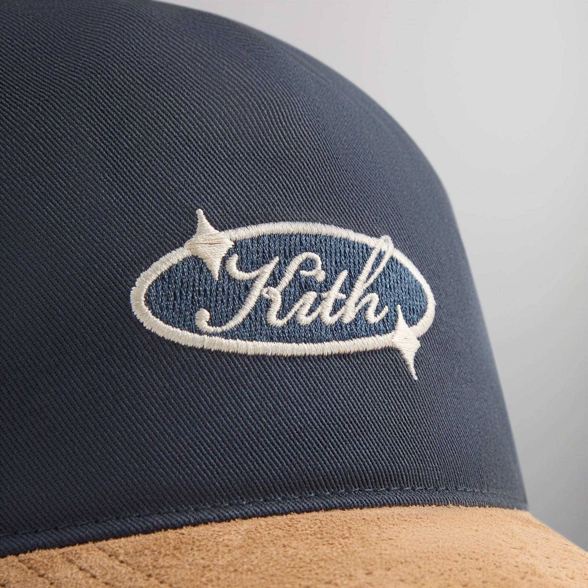 Kith Bay Low Profile Pinch Crown Snapback With Suede Brim - Nocturnal