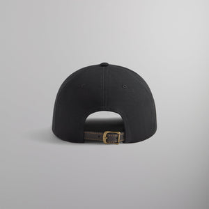 Kith Chain Stitch Crest Aaron Cap - Black