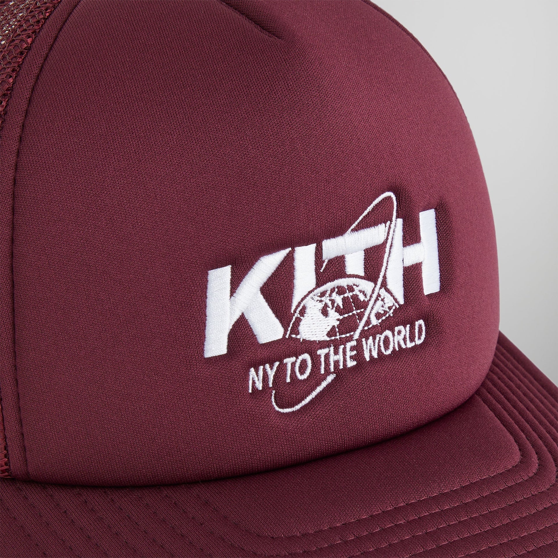 Kith NY to the World Nolan Trucker Hat - Magma