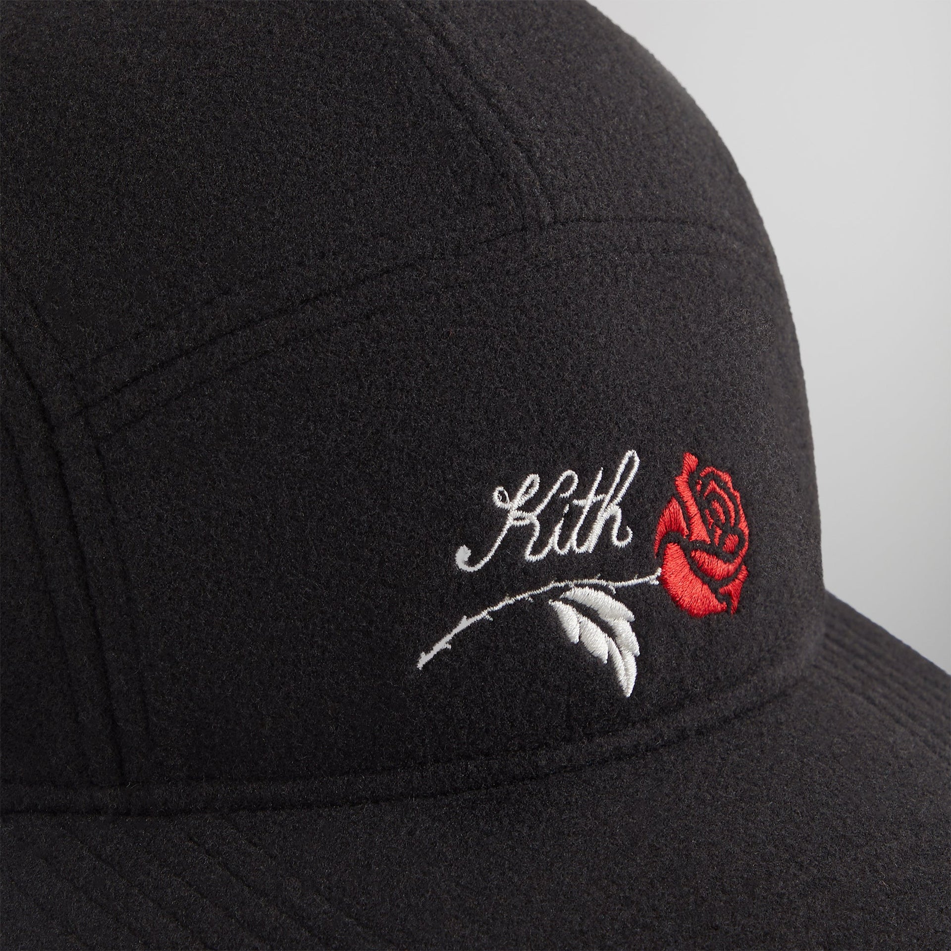 Kith Bonded Knit Griffey Camper Cap - Black