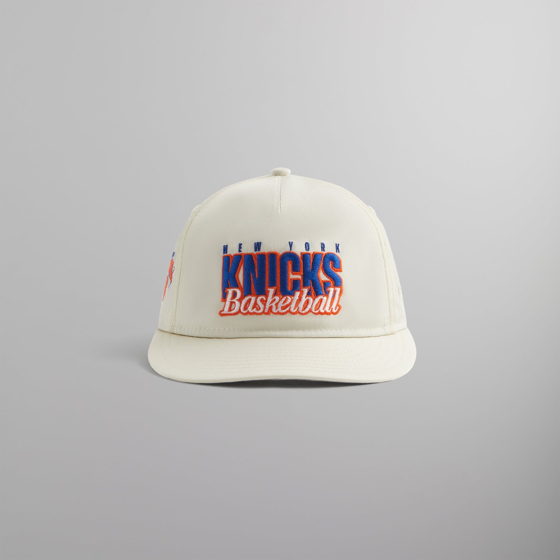 Kith & New Era for the New York Knicks Wrinkle Nylon 9FIFTY Snapback - Sandrift