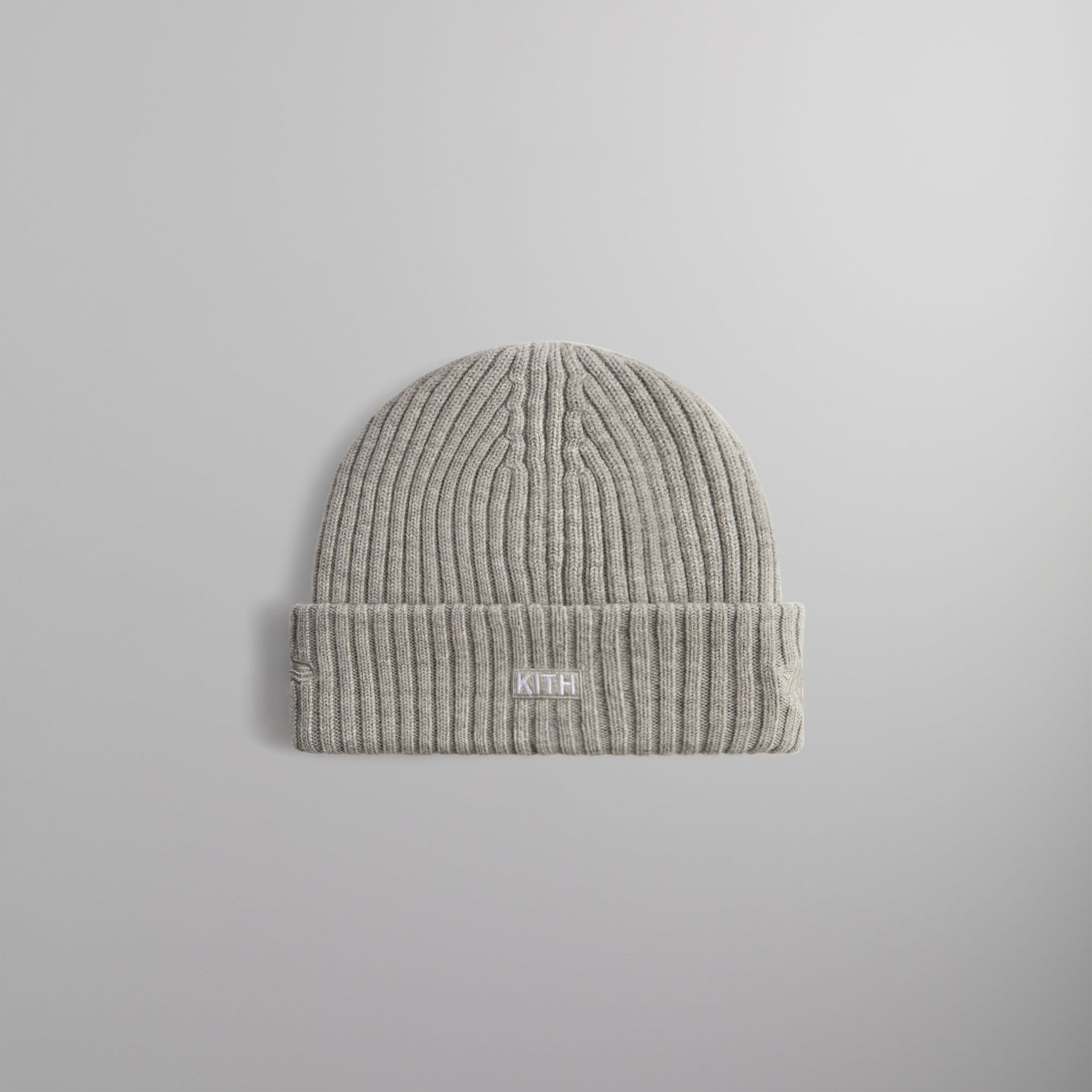 Kith for the New York Knicks Archway Beanie - Light Heather Grey